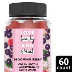 Love Beauty and Planet Multi-Benefit Vitamins Dietary Supplement - Berry Extraordinary – 60ct
