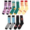Stranger Things Hellfire Club Hawkins High School Adult Men's Crew Socks 5 Pairs - 2 of 4
