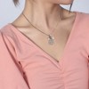 Pug Dog Sterling Silver Pendant Necklace Earrings Set Womens Ginger Lyne Collection - 4 of 4