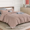 3 pieces Duvet Cover Soft Double Brushed Bedding Set for Kids & Adults Zipper Closure - 2 of 4