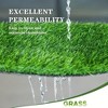 NAYSAYE Premium Artificial Turf Mat with Drainage Holes for Indoor Outdoor Pet Areas Garden Lawn Patio 6' x 10', Green - 3 of 4