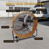 36 Inch High Velocity Drum Fan, Heavy Duty Floor Fan with 3 Speeds, 360° Adjustable Tilt, Heavy-Duty Steel Construction for Warehouse, Workshop, Gym - 3 of 4