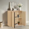 Spruce & Spring 31.5" Modern Industrial Sideboard Cabinet Storage Cabinet - 3 of 4