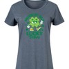 Women's - Instant Message - St. Patrick's Day Graphic T-shirt Dress - 2 of 4