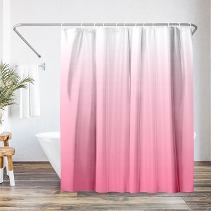 Americanflat 71x74 Ombre Pattern Shower Curtain - Water Resistant Shower Curtain - Polyester Fabric - 1 of 4