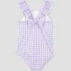 Carter's Just One You®️ Toddler Girls' Ruffle One Piece Swimsuit - 2 of 3