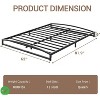 Low Bed Frame Full Size - 6 Inch Heavy Duty Metal Platform Mattress Foundation No Box Spring Needed  Noise-Free - 2 of 4