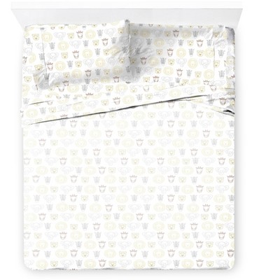 Safari Friends Organic Cotton Queen Kids Bed Set