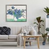 Stupell Industries Expressionist Iris Vase Floating Frame Canvas Art - 3 of 4
