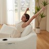 Dolonm Single Recliner, Compression Boneless Sofa, Cup Holder and Side Pocket Design, Corduroy Fabric, Detachable and Washable - 4 of 4