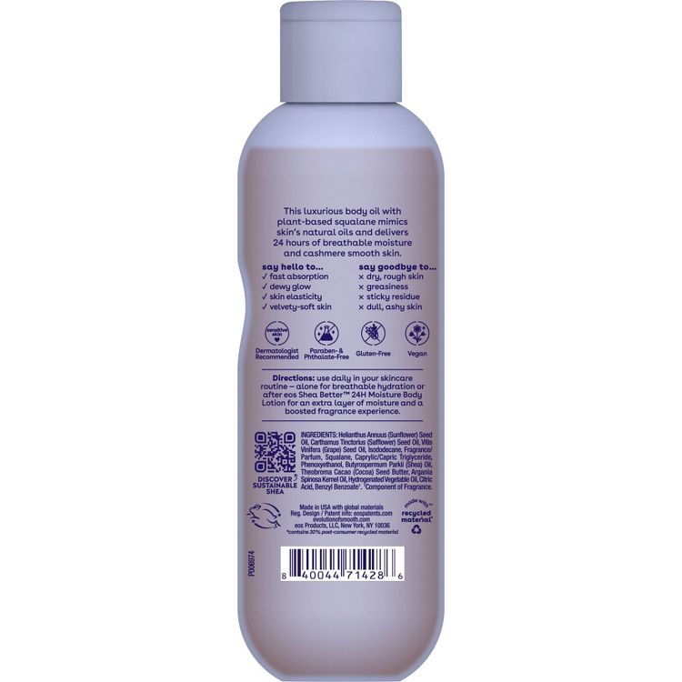 eos Shea Better Cashmere Body Oil - Vanilla - 6 fl oz, 2 of 8