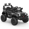 Kids Electric Truck, 3 Speed Toy Car, 12V Electric Truck, Spring Suspension, with Parent Remote, LED Lights, Seat Belt, Music, for Boys Girls - 3 of 4