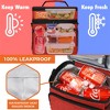 OPUX Insulated Lunch Box Men Women, Large Soft Cooler Bag Work School Picnic, Leakproof Tote Shoulder Strap Kid Adult - 4 of 4