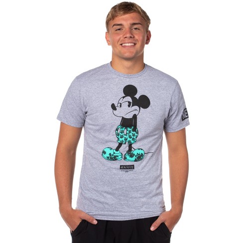 Neff Disney Men's Mickey Mouse Tropical Filled Character Design T-shirt ...