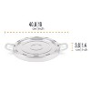 Petromax Camping Oven Baking Tray for Crispy Pizza Outdoors, at Your Campsite or Backyard, Stainless Steel, 12.2 in dia - 3 of 4