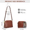 Leather Crossbody Bags for Women Trendy, Small Purses Handbags Shoulder Bag - 3 of 4