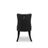 East West Furniture, 5 Piece Dining Table Set Consists of a Rectangle Wooden Table with Butterfly Leaf and 4 Parson Chairs, Black - 3 of 4