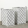 20"H Sullivans Modern Rectangular Planter Set of 2, Multicolored - 4 of 4