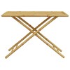 vidaXL Garden Table Natural Bamboo 43.3 in x 21.7 in x 29.5 in Foldable - 4 of 4