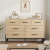 Freestanding 7 Dresser for Bedroom, 52" Wide Drawer Dresser with Storage, Wooden Closet Storage Chest - 3 of 4