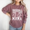 Simply Sage Market Women's Graphic Sweatshirt Checkered Baseball Mama - 2 of 4