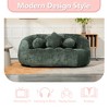 MOONMISS Chenille Bean Bag Chair Lazy Chair Durable Comfort Lounger High Back Bean Bag Chair Couch - 4 of 4