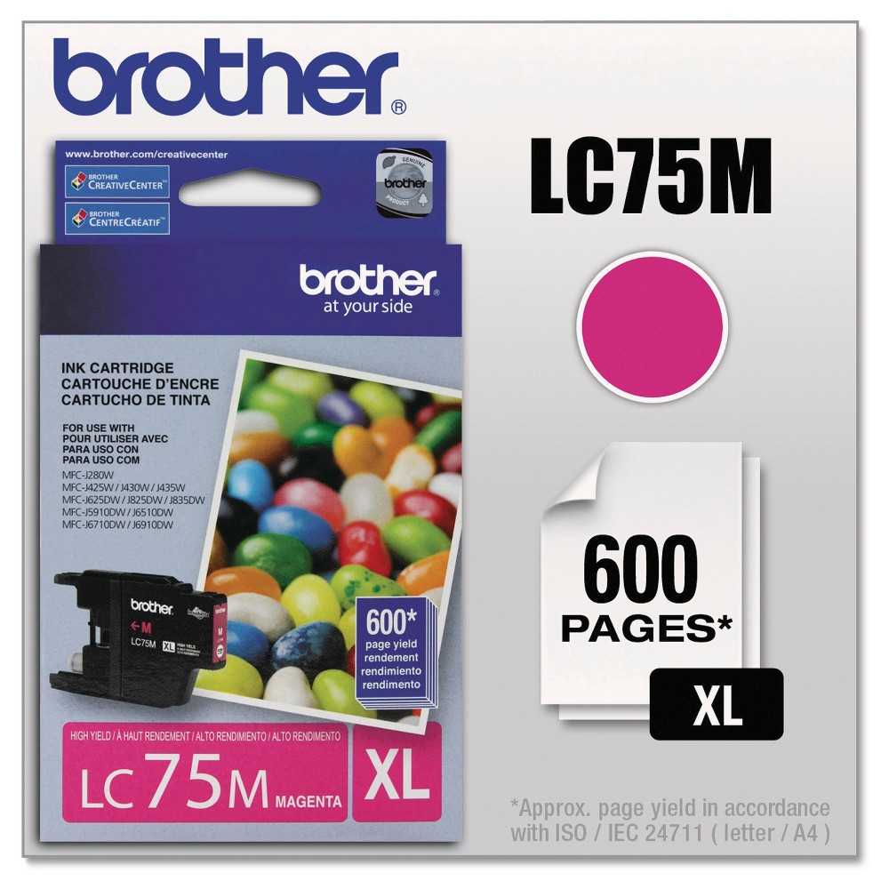 UPC 012502627326 product image for Brother Innobella High-Yield Ink - Magenta (LC75M) | upcitemdb.com