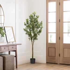 Dovelina Artificial Tree Indoor Tree Plants Faux Tree with for Home Decor - 1 of 4
