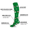 Copper Zone Christmas Fun Knee High Compression Socks Great Stocking Stuffer - 3 Pair Pack - 3 of 4