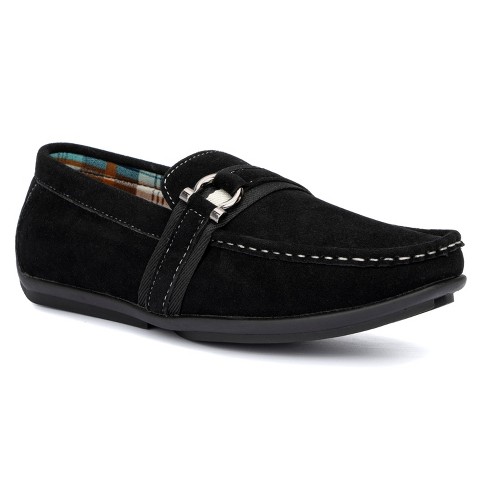 Boys black suede shoes online