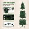 TopComfy Christmas Tree Stands Artificial Christmas Tree with Realistic Branches Christmas Interior Decor for Living Room, Green, 33.07"*9.06"*9.45" - 4 of 4