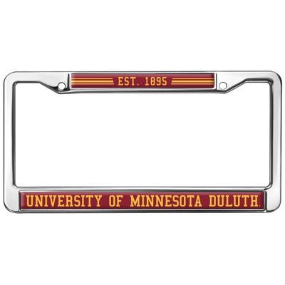 Minnesota Duluth School Logo Full Size Standard License Plate Metal Frame