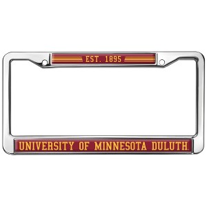 Minnesota Duluth School Logo Full Size Standard License Plate Metal Frame - 1 of 4
