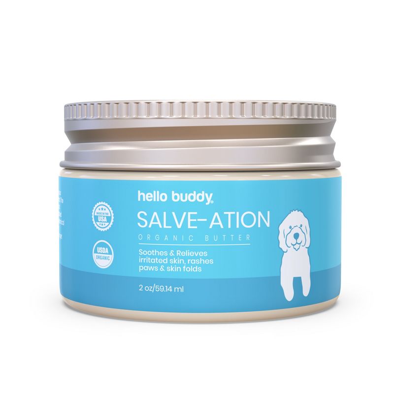 Hello Buddy Salve-ation Organic Skin Relief for Dogs & Cats, 2oz, 1 of 7