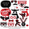 Big Dot of Happiness Karate Master - Martial Arts Birthday Party Photo Booth Props Kit - 20 Count - 2 of 4