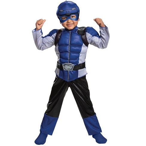 Kids Blue Beast Morpher Power Ranger Morphsuit