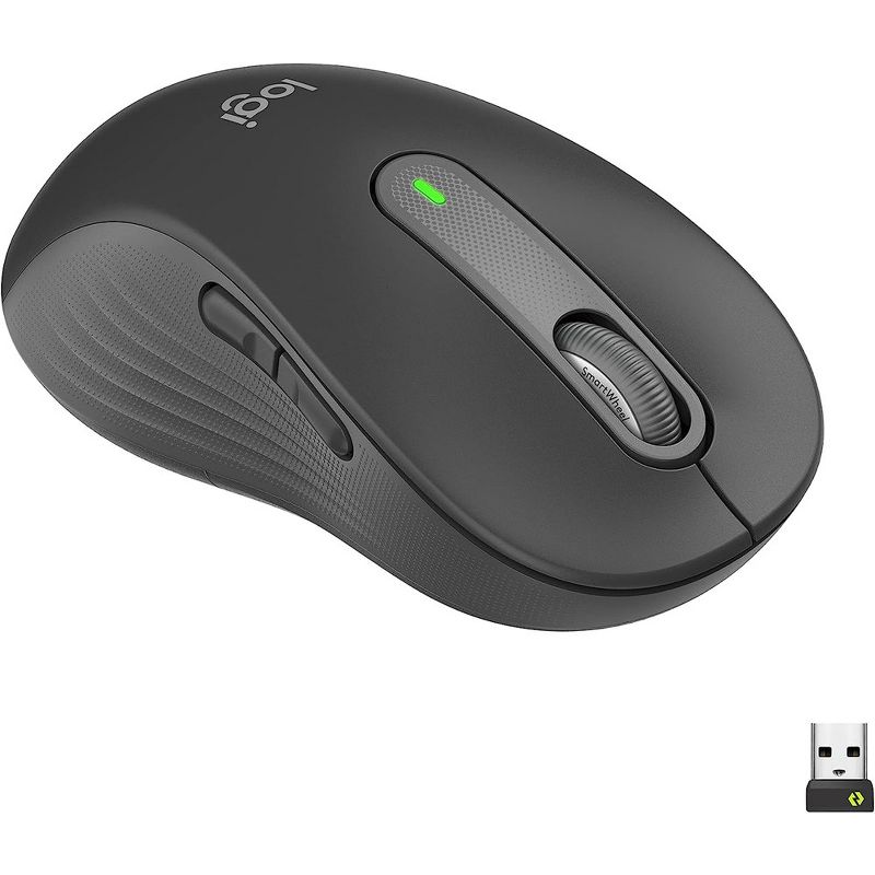 Logitech Southpaw Signature Black M650 Wireless Computer / Laptop Mouse for Left Handed People Only, 1 of 2