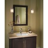 Progress Lighting Alexa 1-Light Mini-Pendant, Antique Bronze, White Linen Glass Shade - 2 of 4