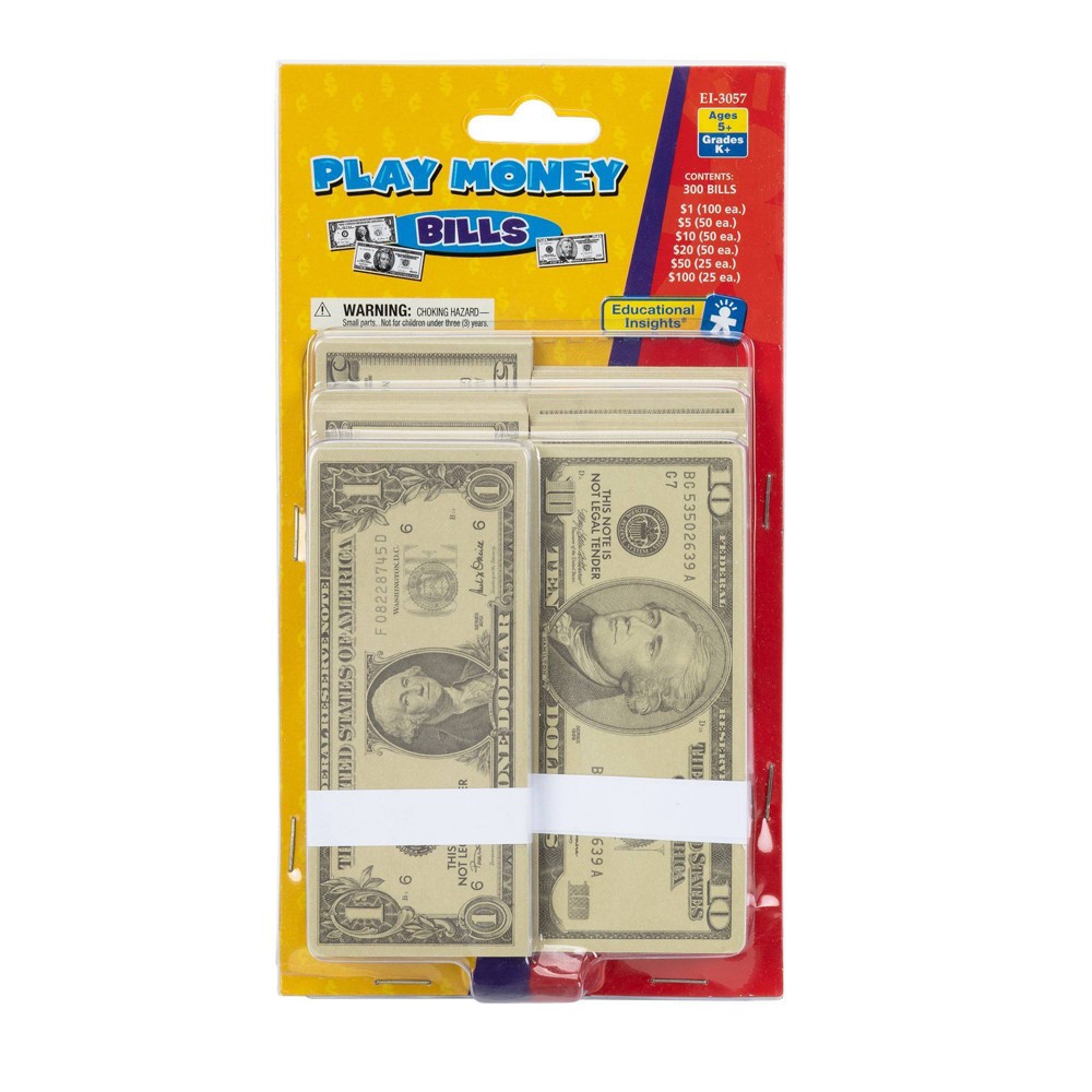 UPC 086002030573 product image for Educational Insights Play Money - Bills | upcitemdb.com