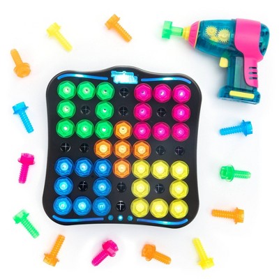 Educational Insights Design & Drill BrightWorks STEM Toy with Translucent Bolts