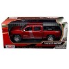 2017 Chevrolet Silverado 1500 LT Z71 Crew Cab Metallic Red 1/27 Diecast Model Car by Motormax - 3 of 3