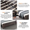 SinCiDo Farmhouse Bed Frame,w/Charging Station, Storage Bookcase Headboard,Sliding Barn Door,No Box Spring Needed, w/Wood Slats Support - 4 of 4