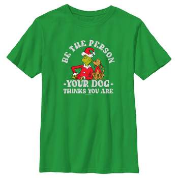 Boy's Dr. Seuss The Grinch Christmas Be the Person T-Shirt