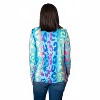 Women's Animal Keyhole Knot Top - Shirley Stone - 3 of 3