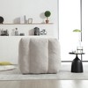 Airsurfer Fluffy Bean Bag Chair for Adults, Super Soft Lazy Sofa with Memory Foam and Ottoman, Comfy Modern Seating for Living Room - 4 of 4