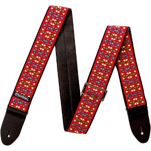 Dunlop Jimi Hendrix Pop Festival Guitar Strap Red 2 in. - 1 of 2