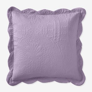 BrylaneHome Lily Pinsonic Damask Euro Sham - 1 of 2