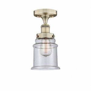 Canton - 1 Light Semi-Flush Mount In Industrial Style-11 Inches Tall and 6 Inches Wide - 1 of 1