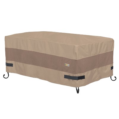 56" Elegant Rectangle Fire Pit Cover - Duck Covers