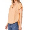 Women's Shirred Dolman Top - bobi - 2 of 4